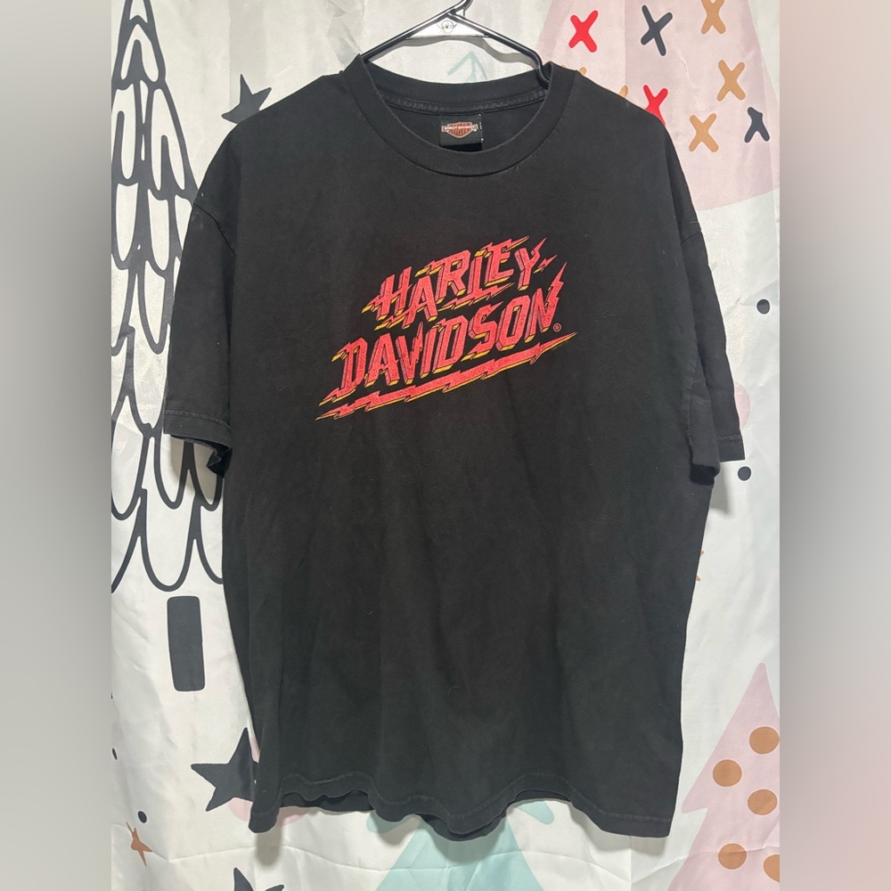 Harley-Davidson Black Tee with Red Logo